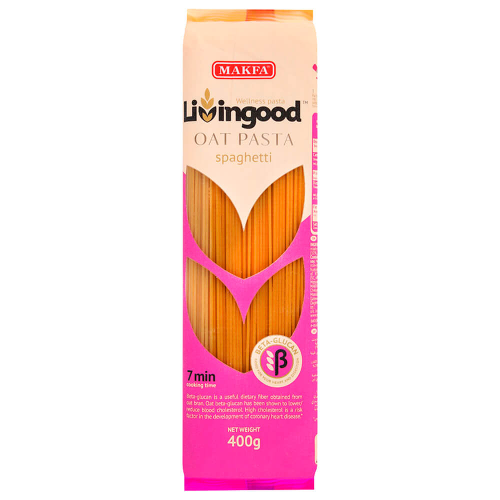 Макароны Makfa 400г Livingood Спагетти овсяные